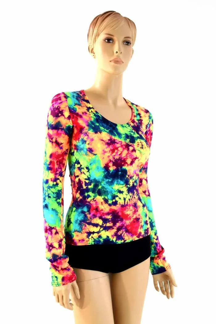 Acid Splash Long Sleeve Top