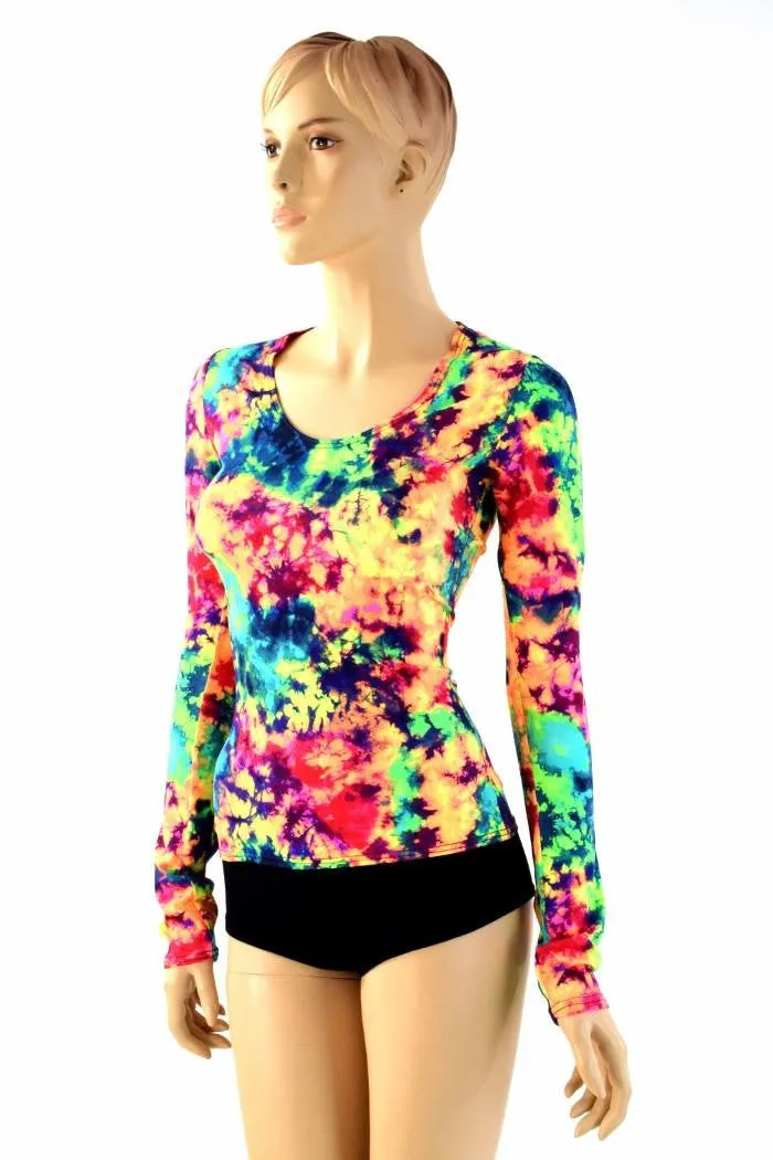 Acid Splash Long Sleeve Top