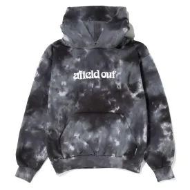 afield out Tie Dye Pullover Hoodie / Black