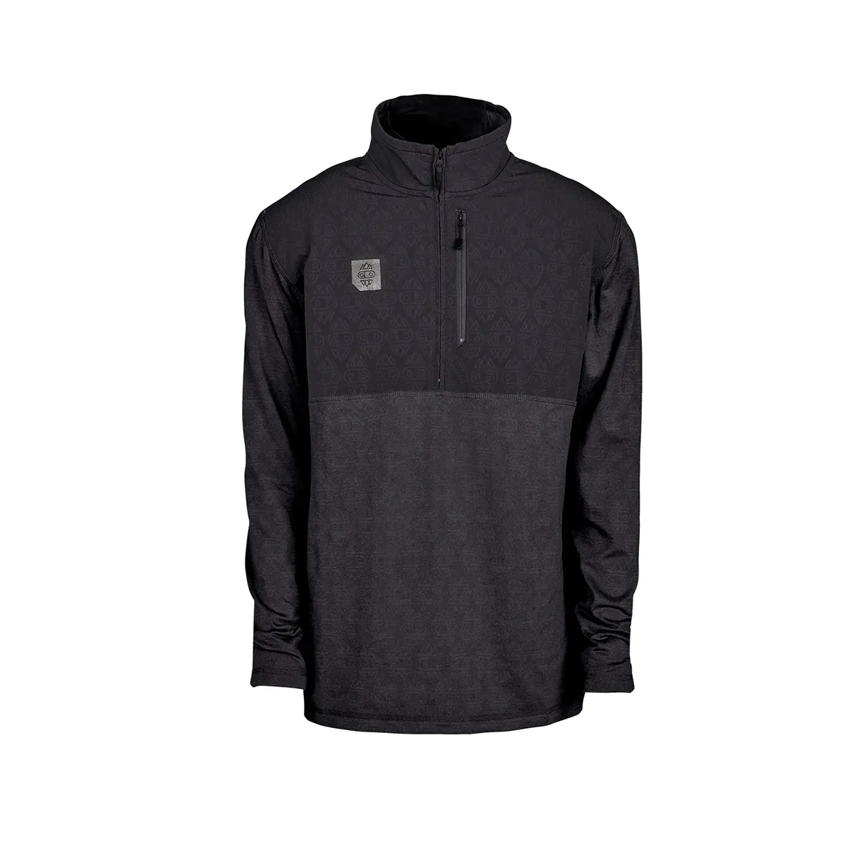 Airblaster 2025 Quickstripe Qtr Zip Fleece - Black