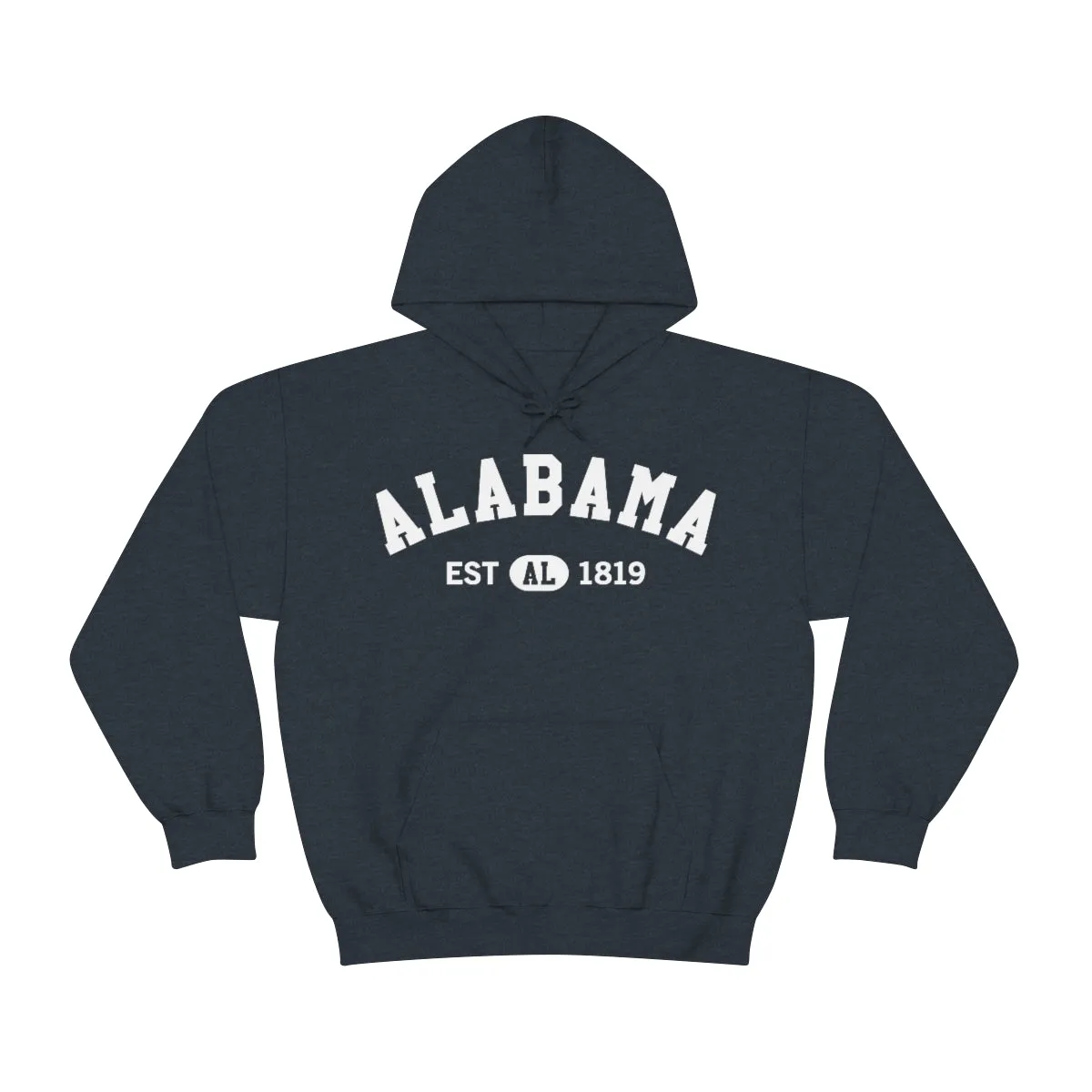 Alabama AL State Hoodie, I Love Alabama Retro Vintage Men Women Hooded Sweatshirt Pride Patriotic USA Gifts Hiking Pullover