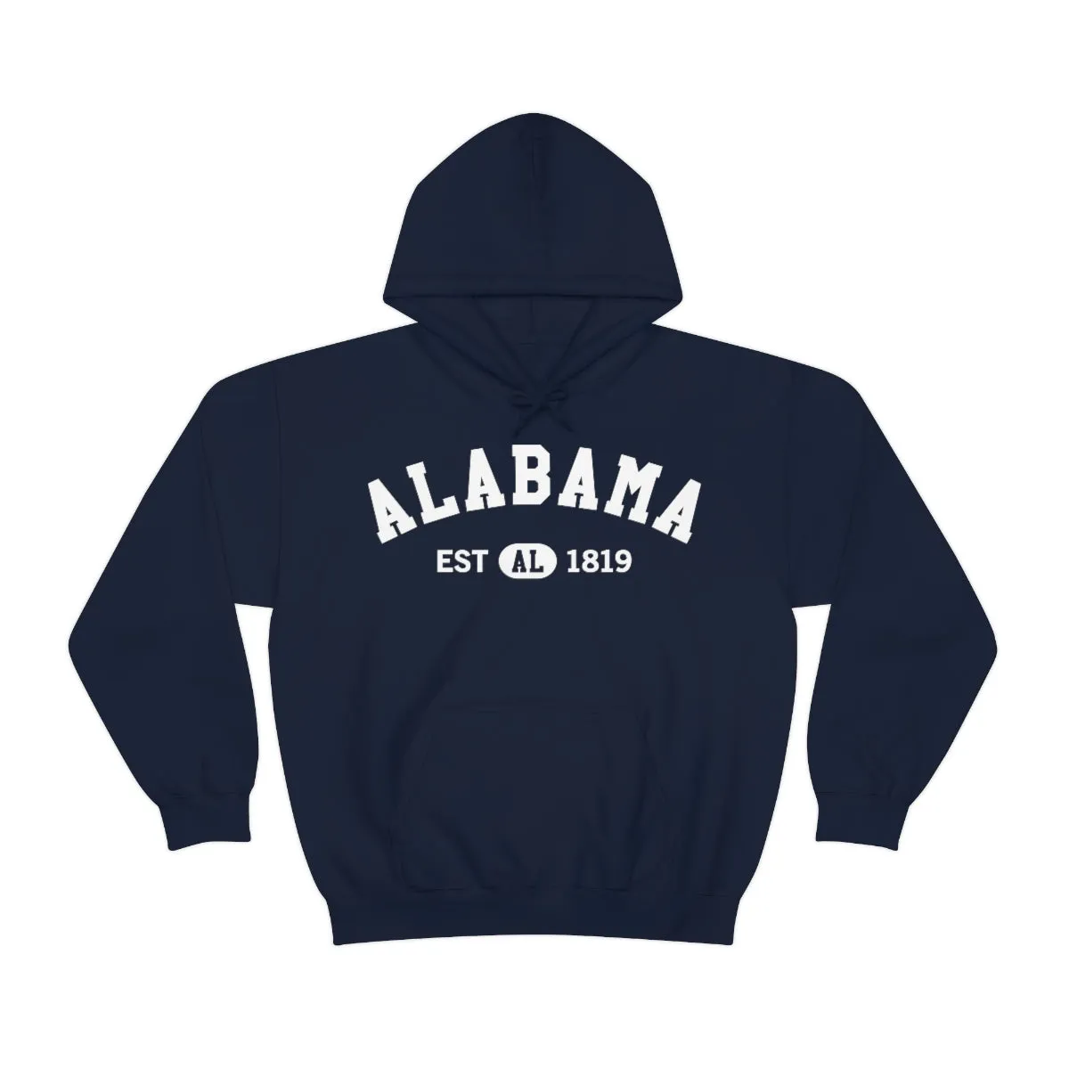 Alabama AL State Hoodie, I Love Alabama Retro Vintage Men Women Hooded Sweatshirt Pride Patriotic USA Gifts Hiking Pullover