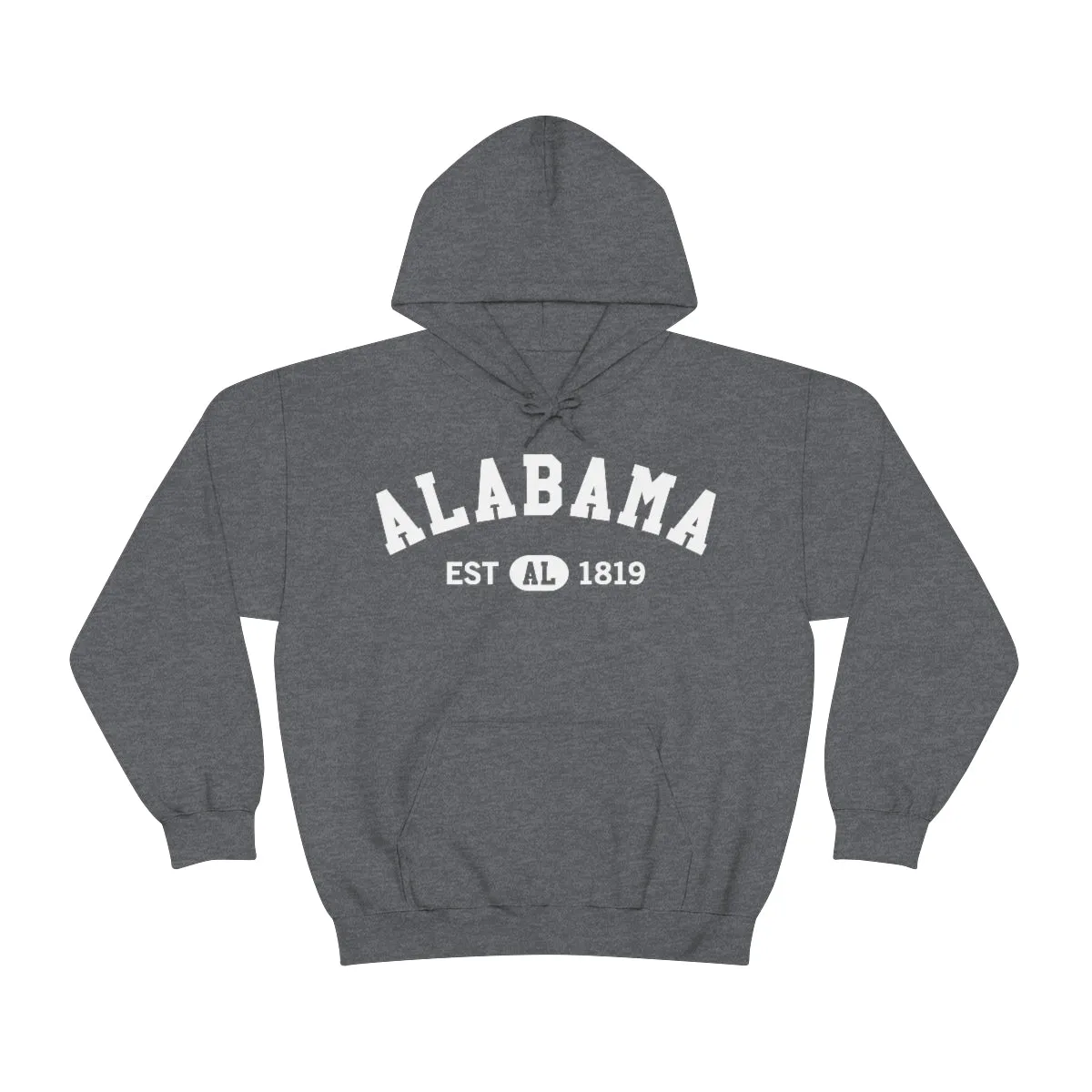 Alabama AL State Hoodie, I Love Alabama Retro Vintage Men Women Hooded Sweatshirt Pride Patriotic USA Gifts Hiking Pullover