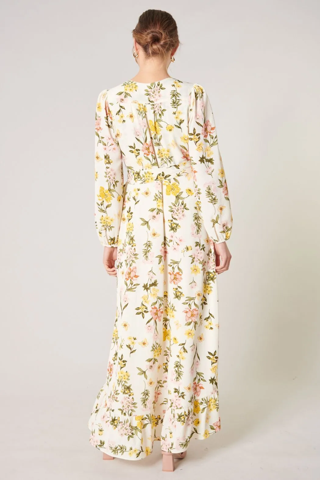 Ashlynn Floral Califa Maxi Wrap Dress