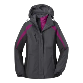 B1618W Ladies Colorblock 3-in-1 Jacket