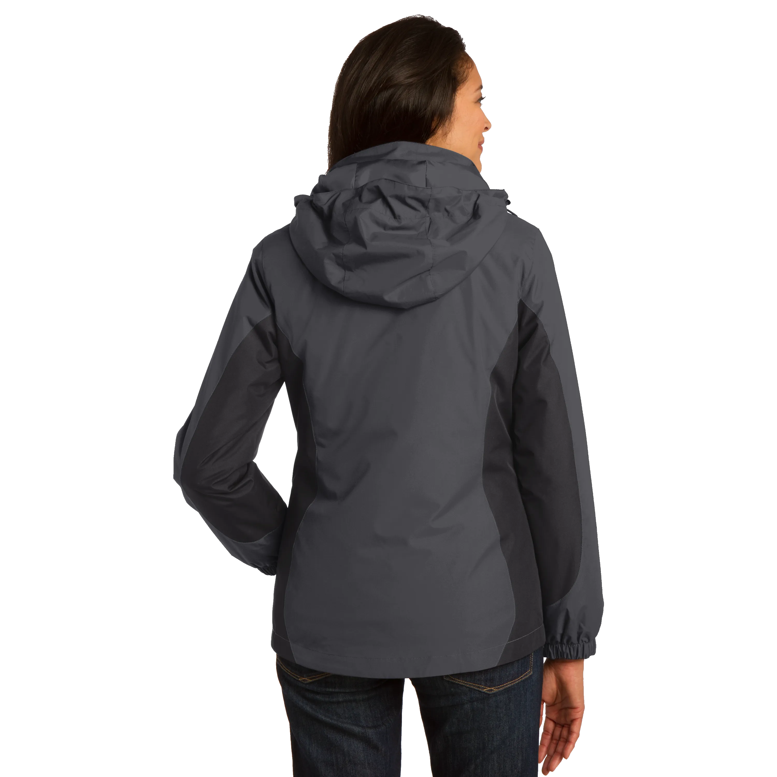 B1618W Ladies Colorblock 3-in-1 Jacket