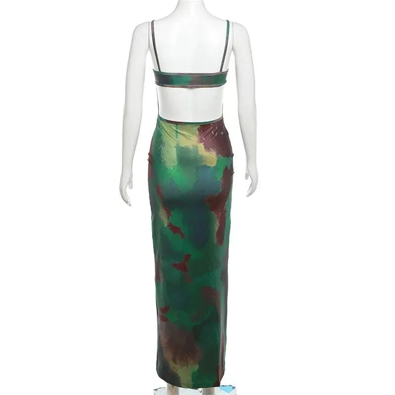 Bangniweigou Women Distressed Tie-dye