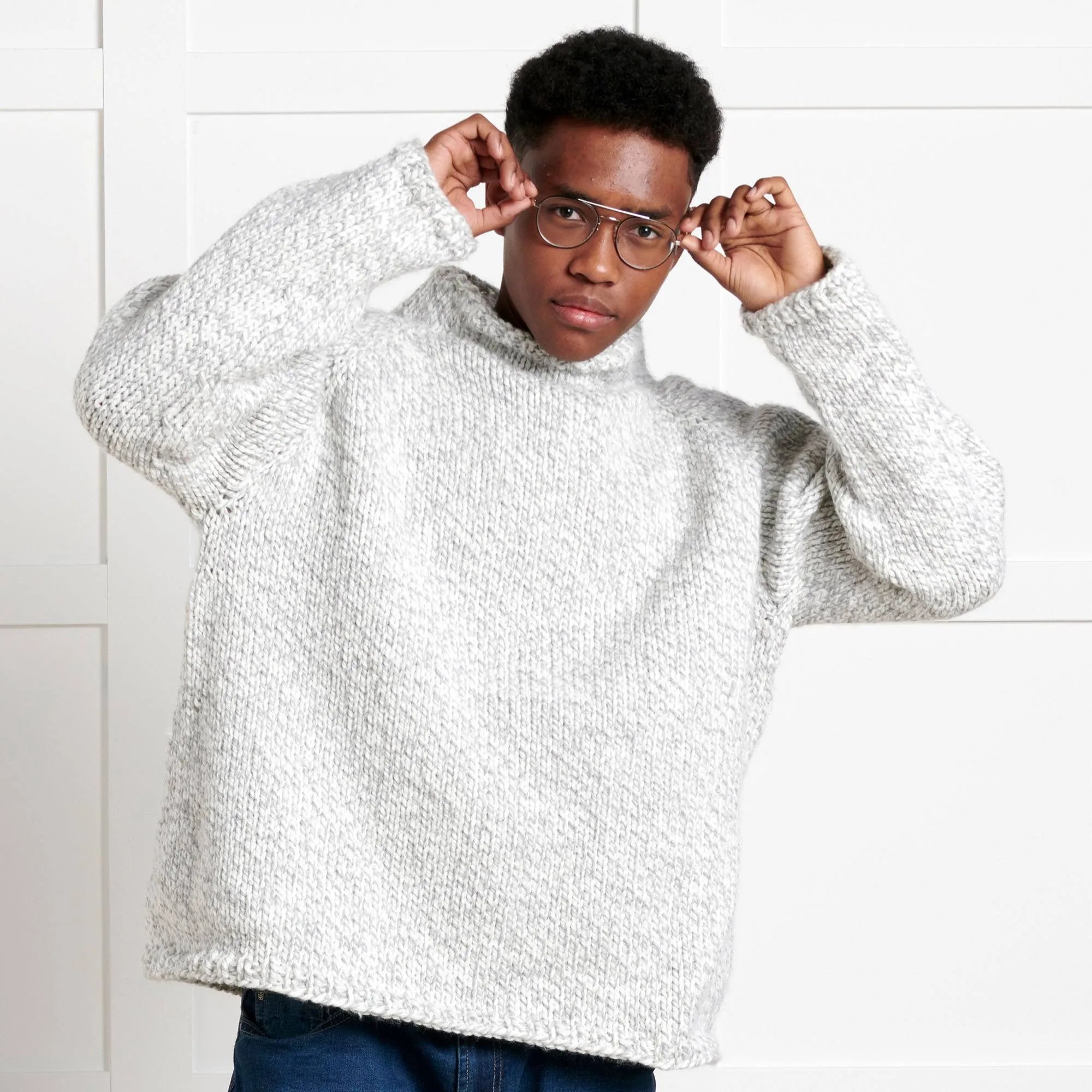 Bernat Take It From The Top Knit Pullover