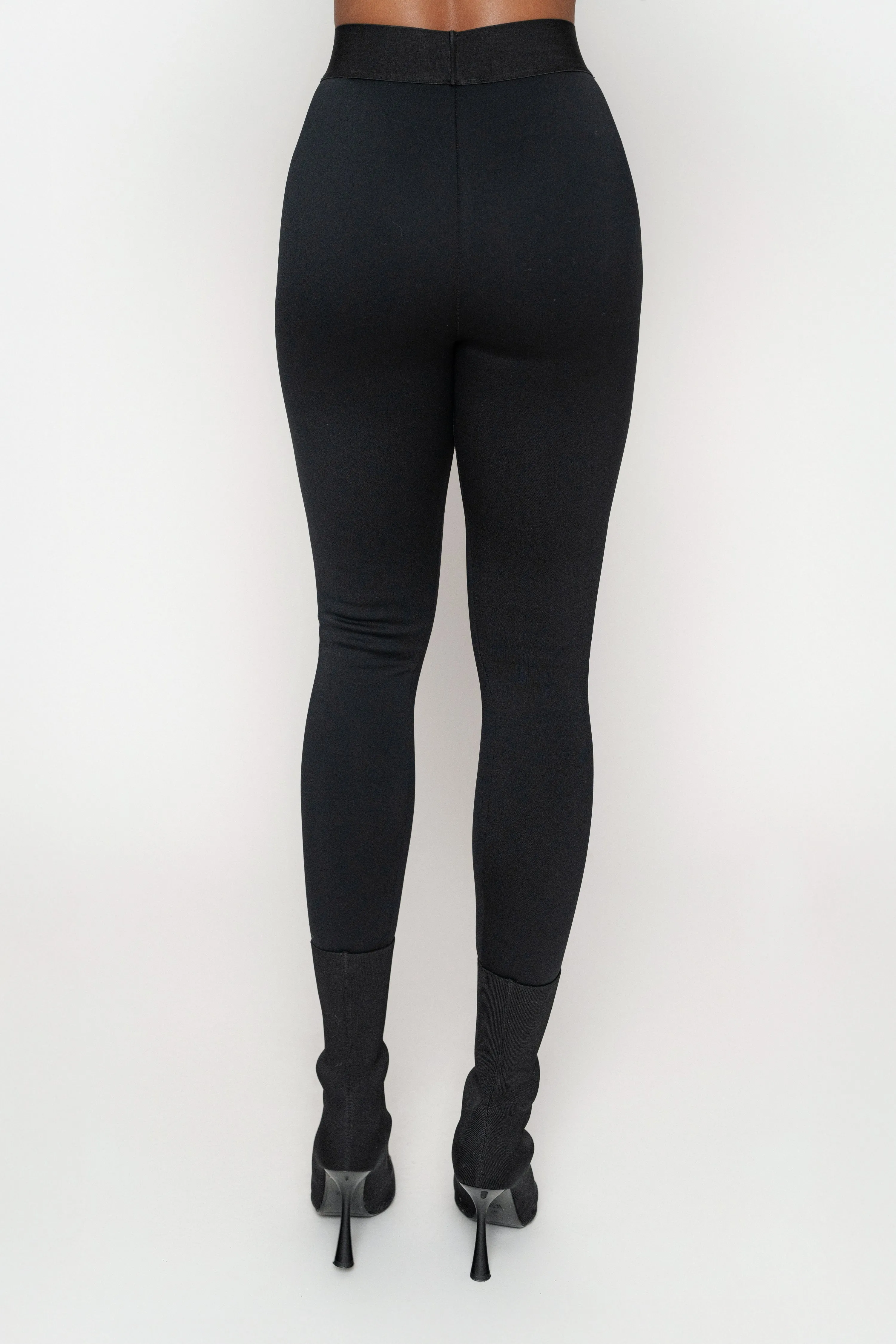 Black Essential High-Waist Leggings