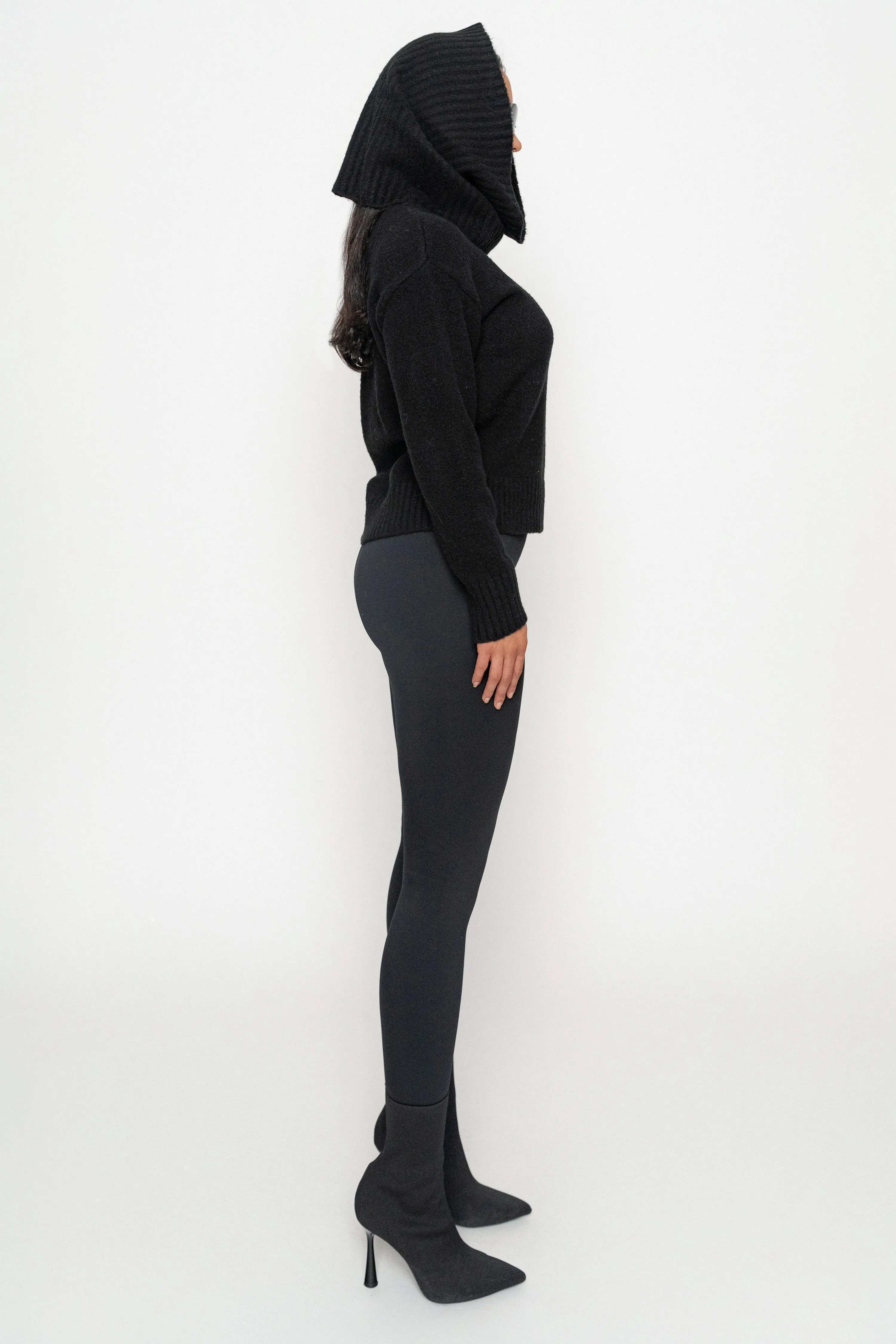 Black Essential High-Waist Leggings