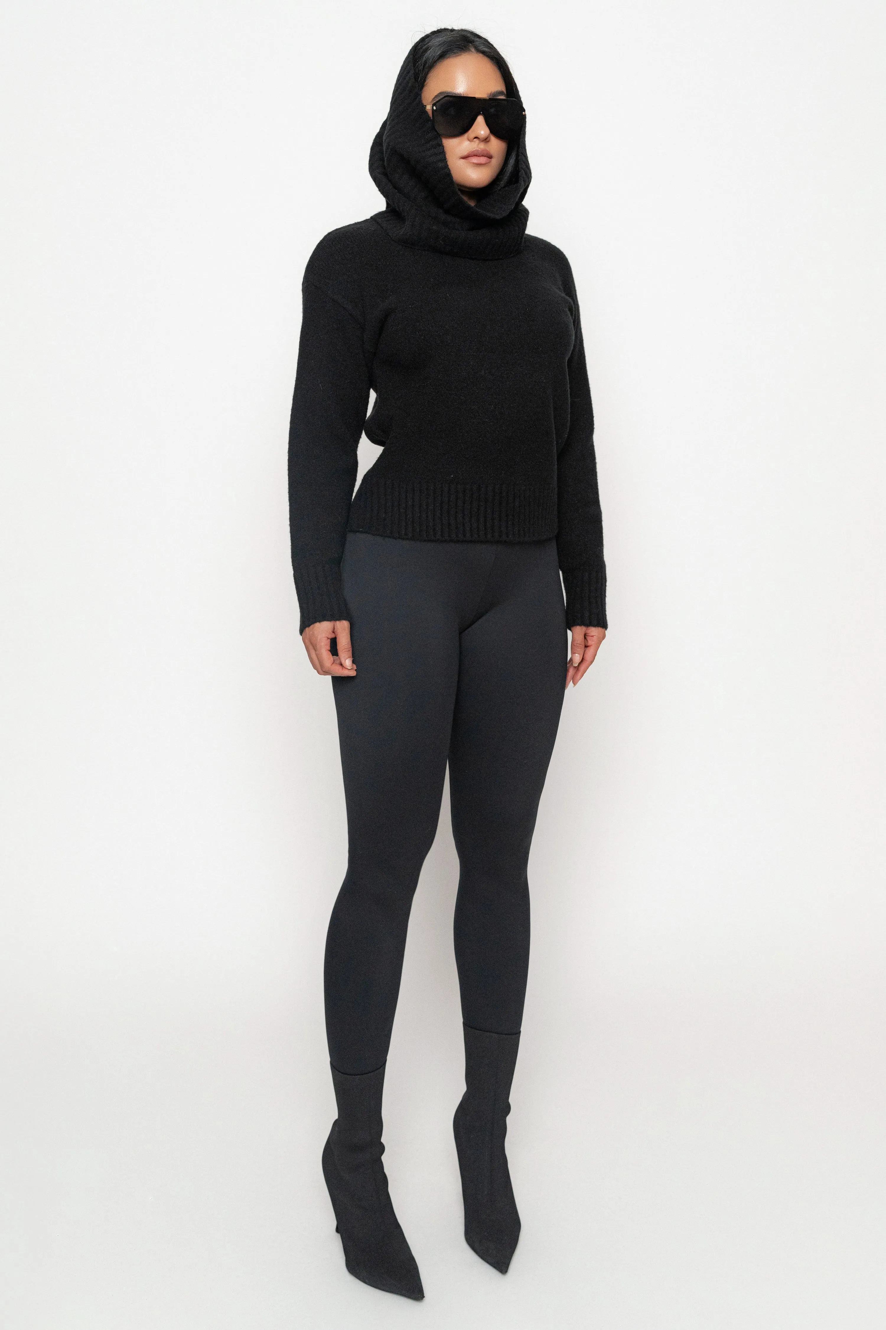 Black Essential High-Waist Leggings