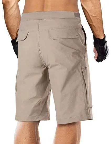 BLITZ Men's Quick Dry Tactical Shorts w/ Built-in Belt