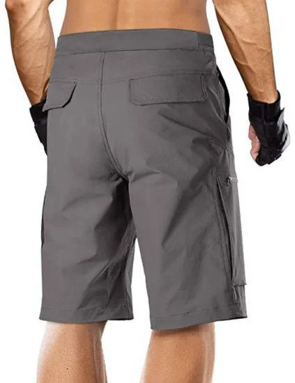 BLITZ Men's Quick Dry Tactical Shorts w/ Built-in Belt