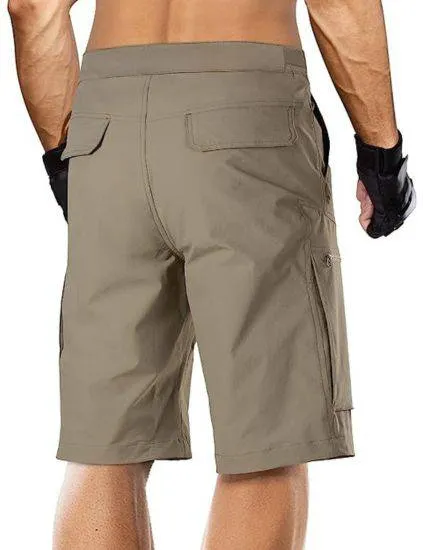 BLITZ Men's Quick Dry Tactical Shorts w/ Built-in Belt