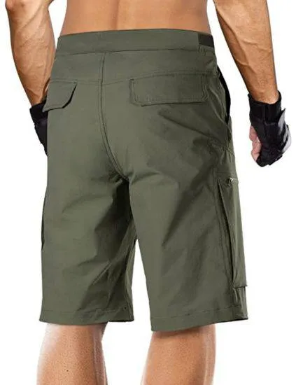 BLITZ Men's Quick Dry Tactical Shorts w/ Built-in Belt