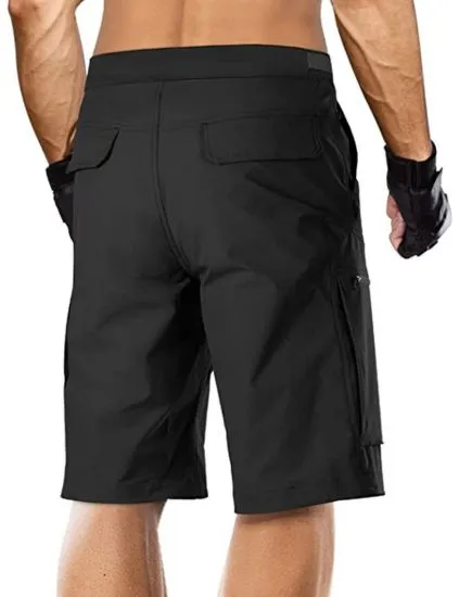 BLITZ Men's Quick Dry Tactical Shorts w/ Built-in Belt