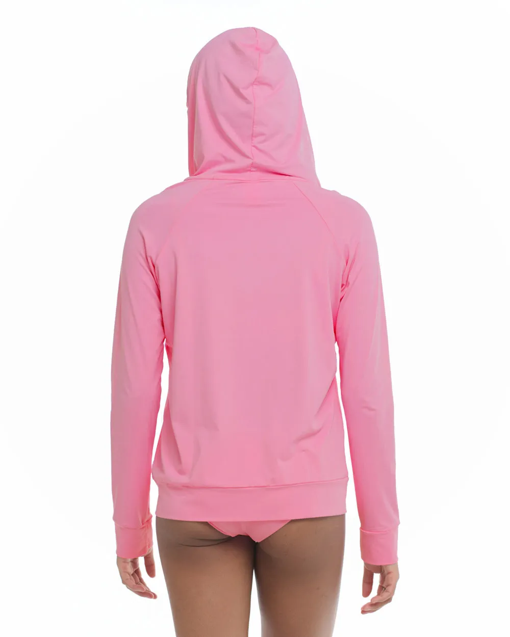 Body Glove Smoothies Adeline Hoodie Rash Guard - Pitaya