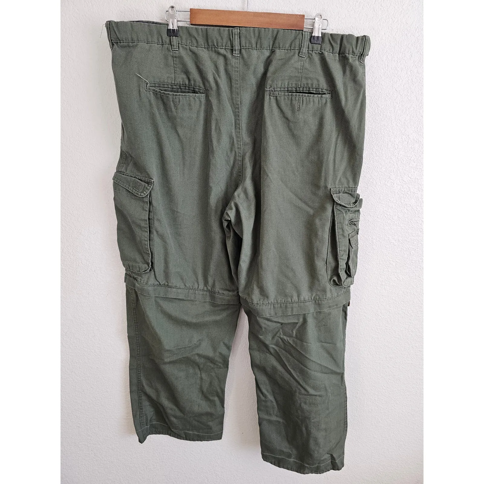 Boy Scouts of America Pants Mens 42 Green Cargo Convertible Pants Outdoor