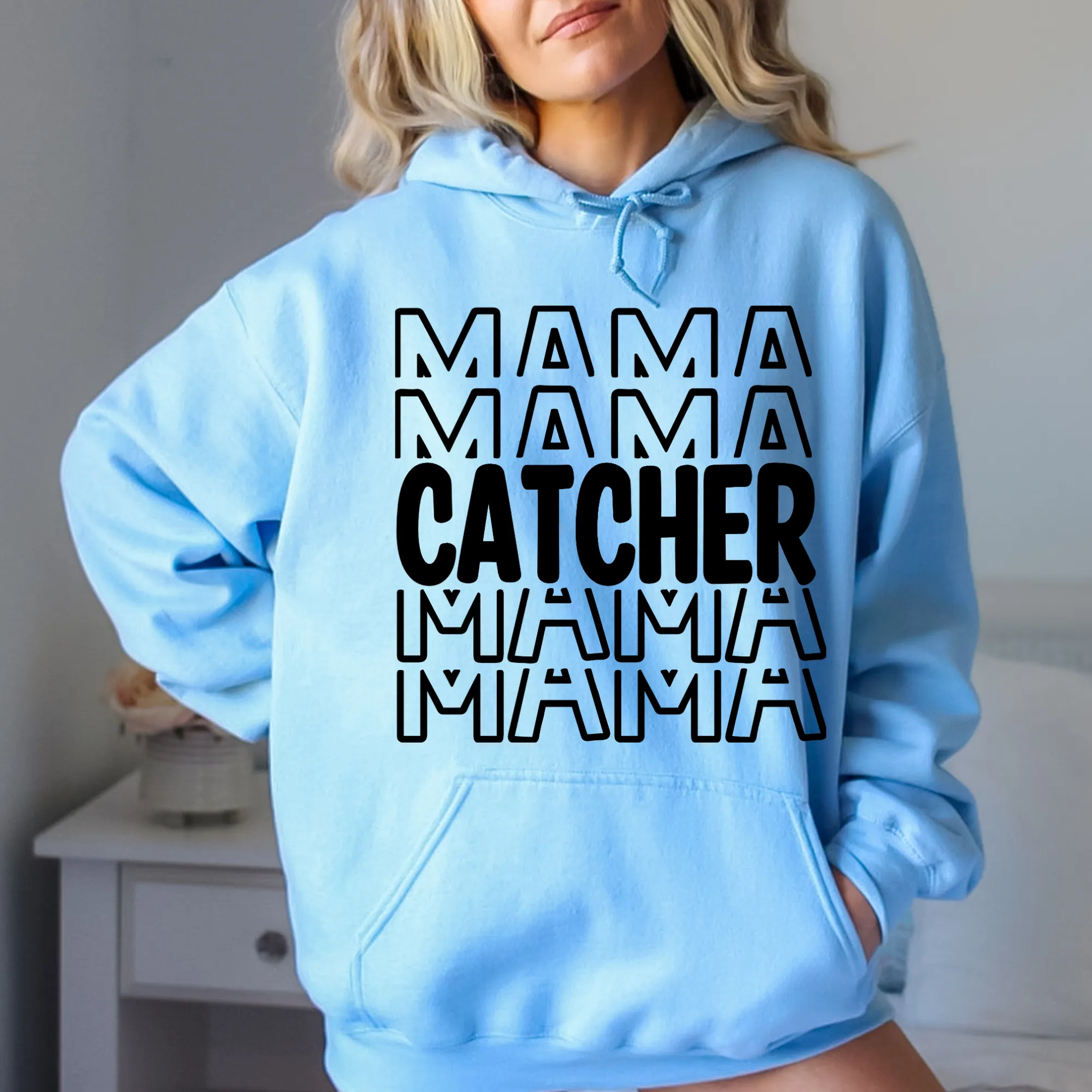 Catcher Mama Hoodie Sweatshirt