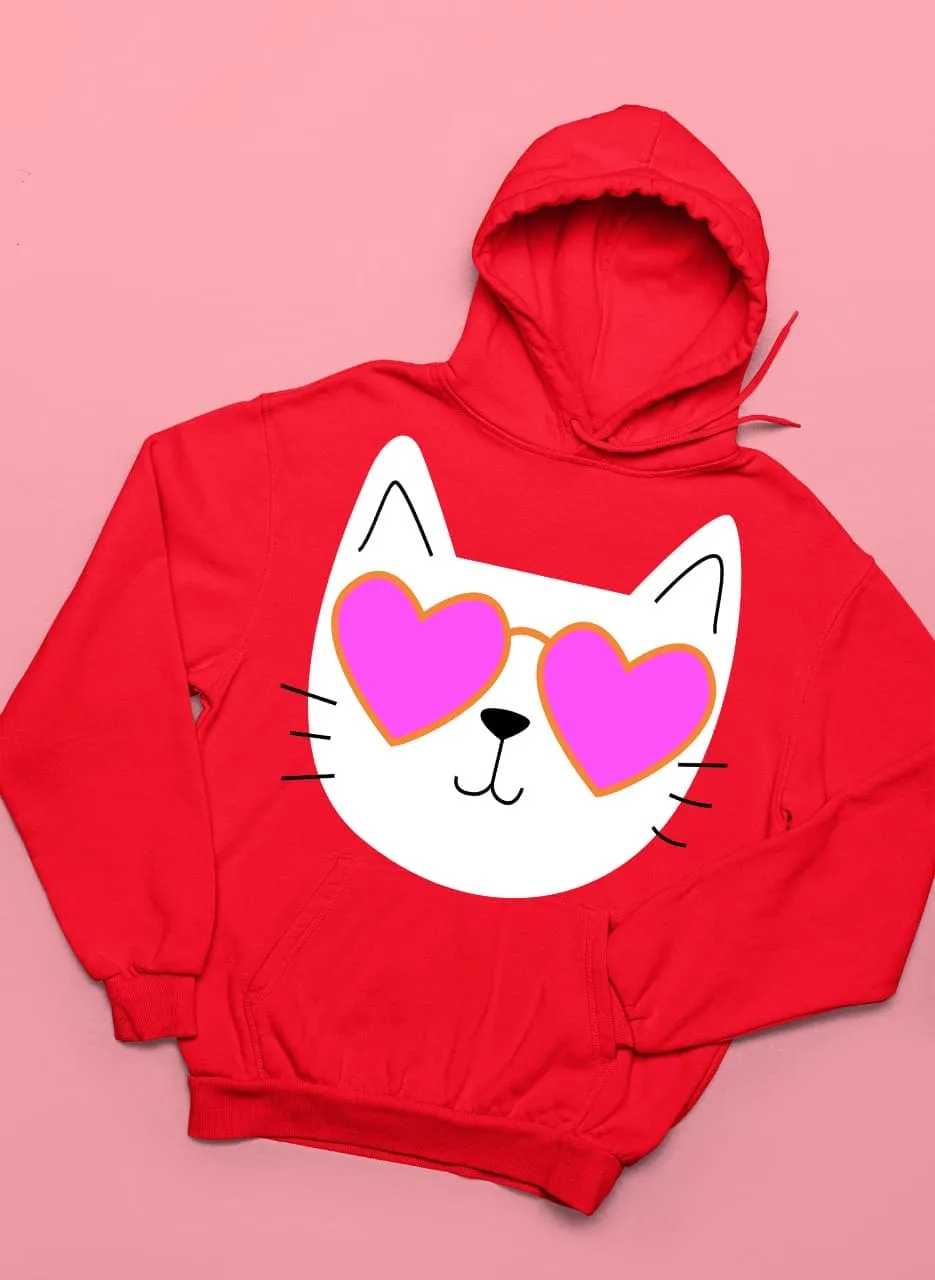 Catty Eyes Winter Warm Hoodies And Sweatshirts