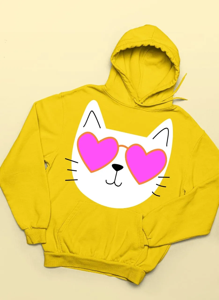 Catty Eyes Winter Warm Hoodies And Sweatshirts