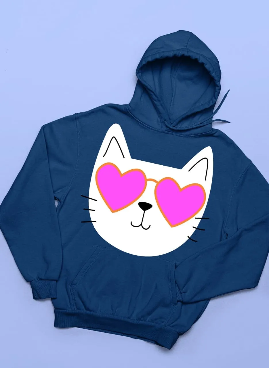 Catty Eyes Winter Warm Hoodies And Sweatshirts