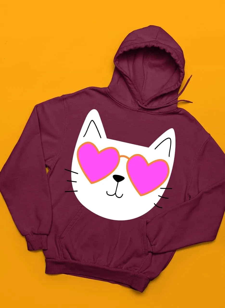 Catty Eyes Winter Warm Hoodies And Sweatshirts