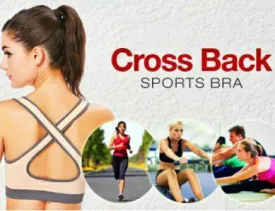 Cross Back Sports Bra