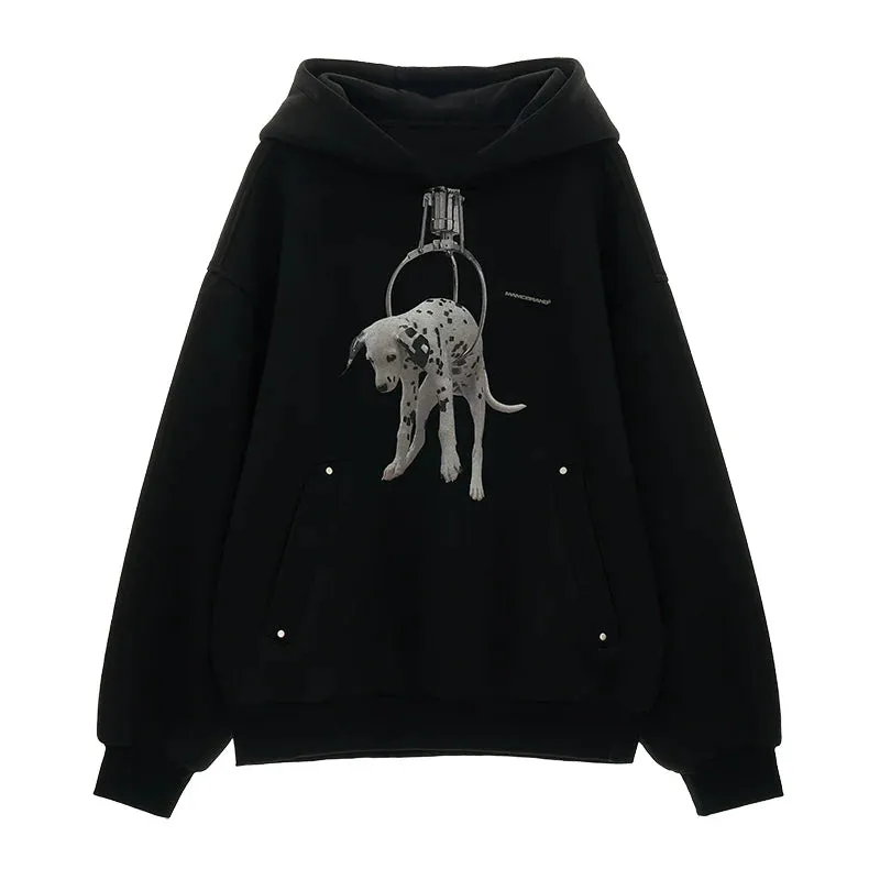 Dalmatian Print Hoodie