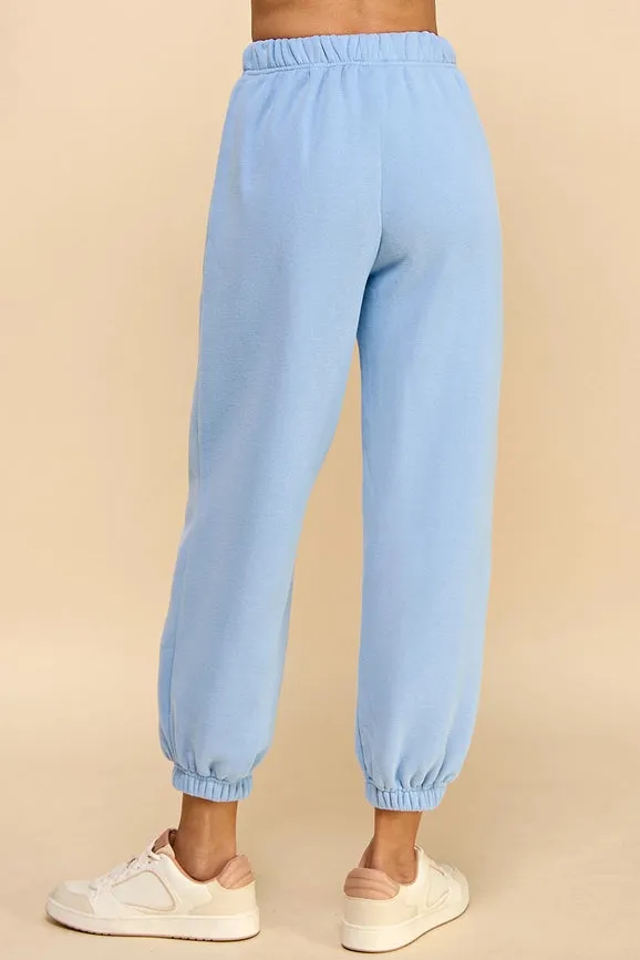 Elastic Waistband Jogger Sweatpants