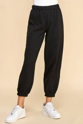 Elastic Waistband Jogger Sweatpants