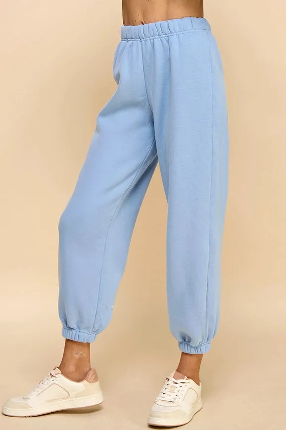 Elastic Waistband Jogger Sweatpants