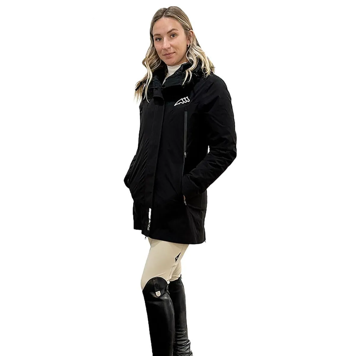 Equiline Women's Cegnum 3-in-1 Padded Waterproof Long Jacket