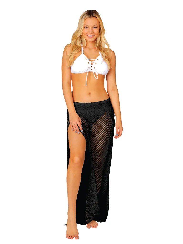 Fishnet "Palazzo" pants