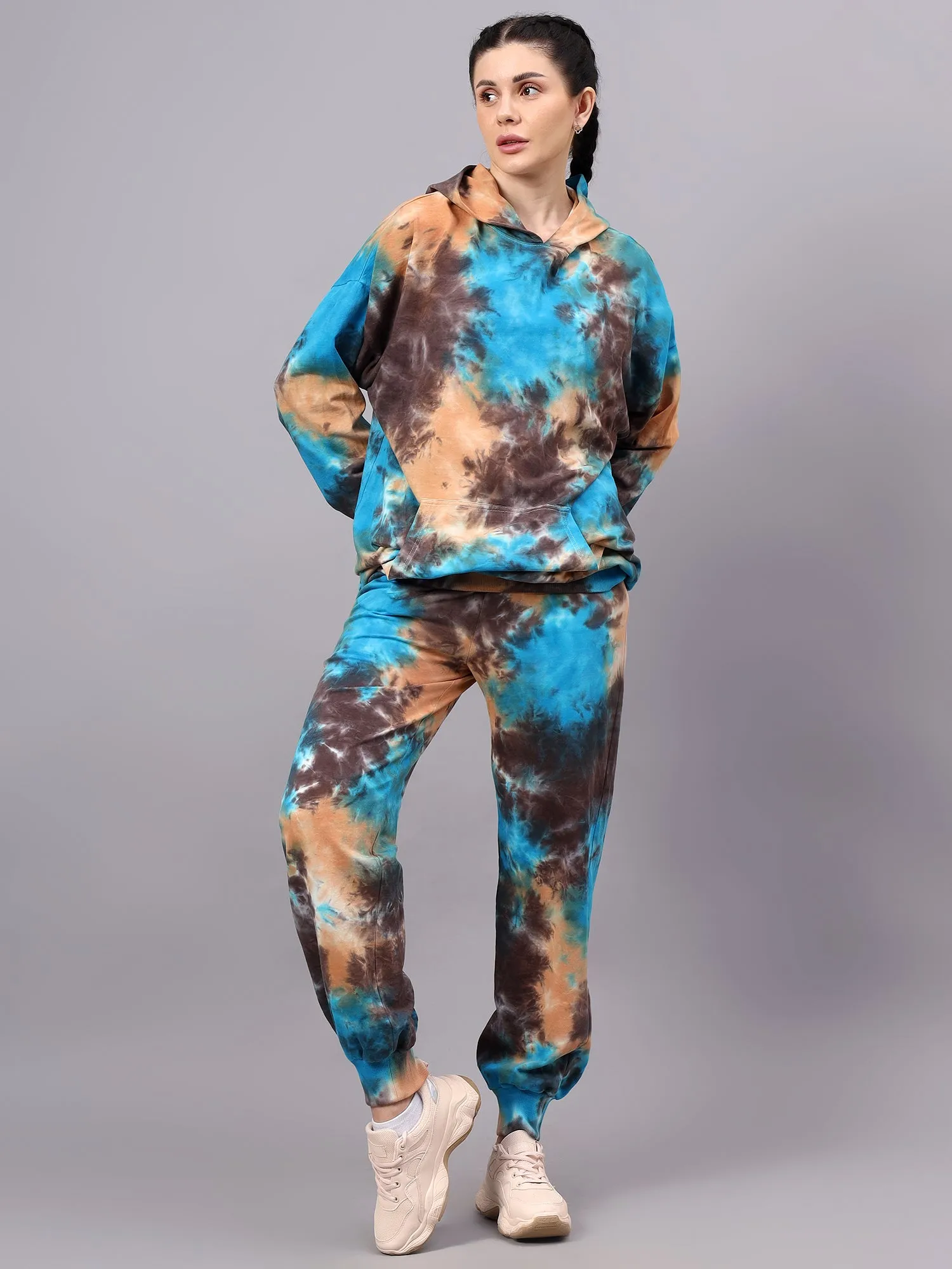 Fitkin women multi tiedye tracksuit