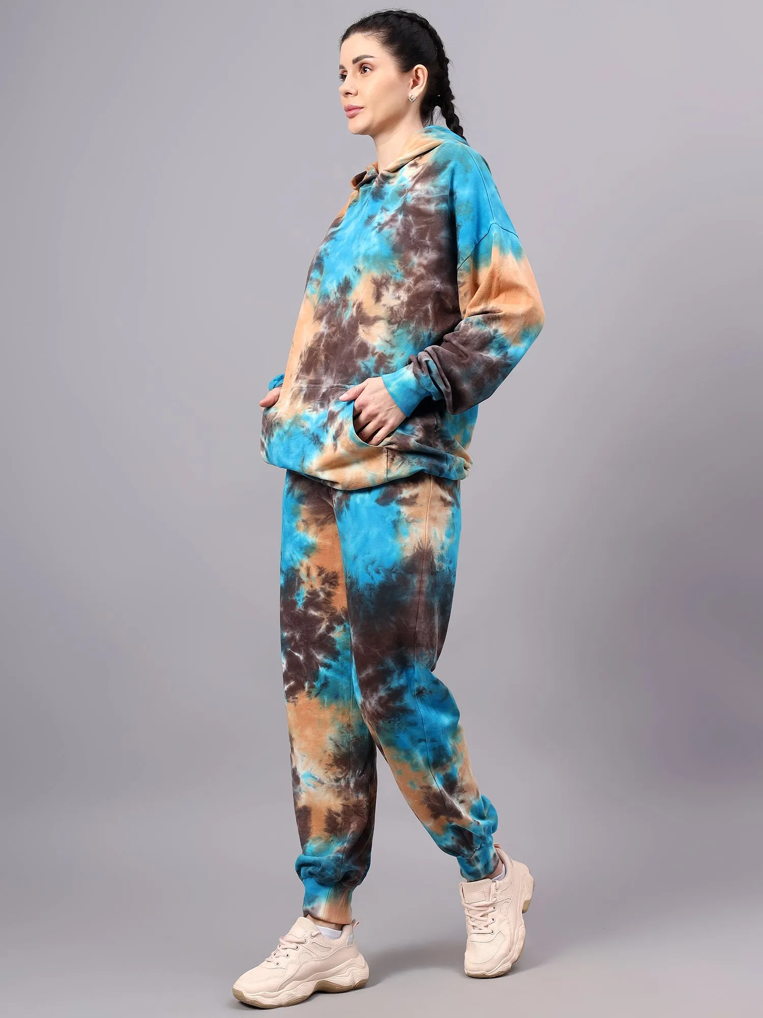 Fitkin women multi tiedye tracksuit