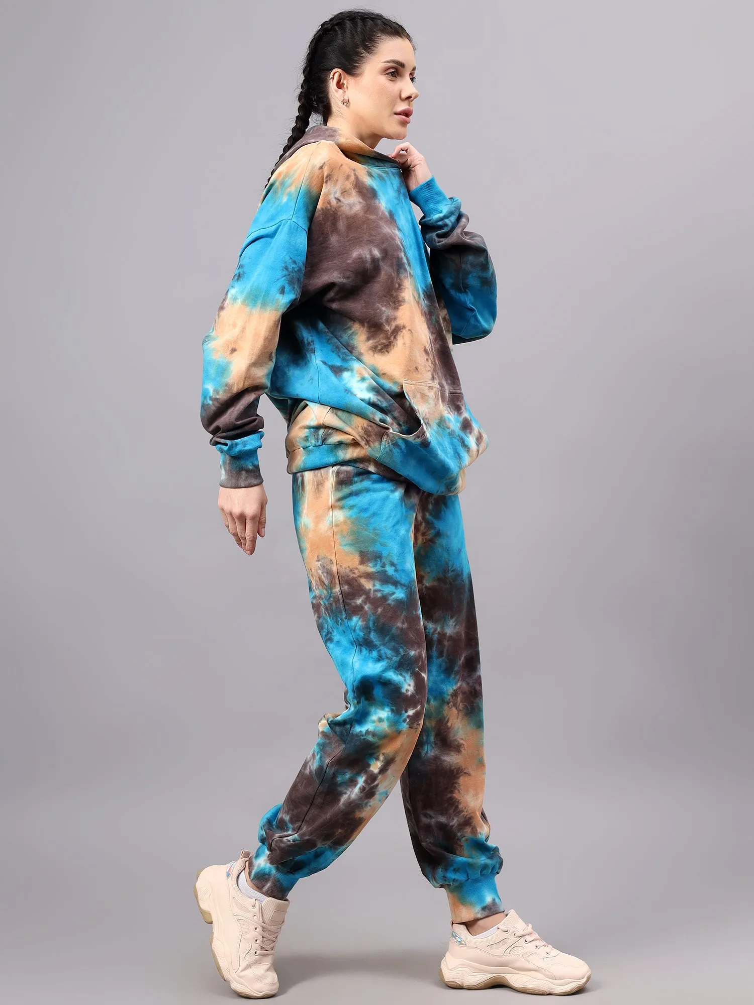 Fitkin women multi tiedye tracksuit