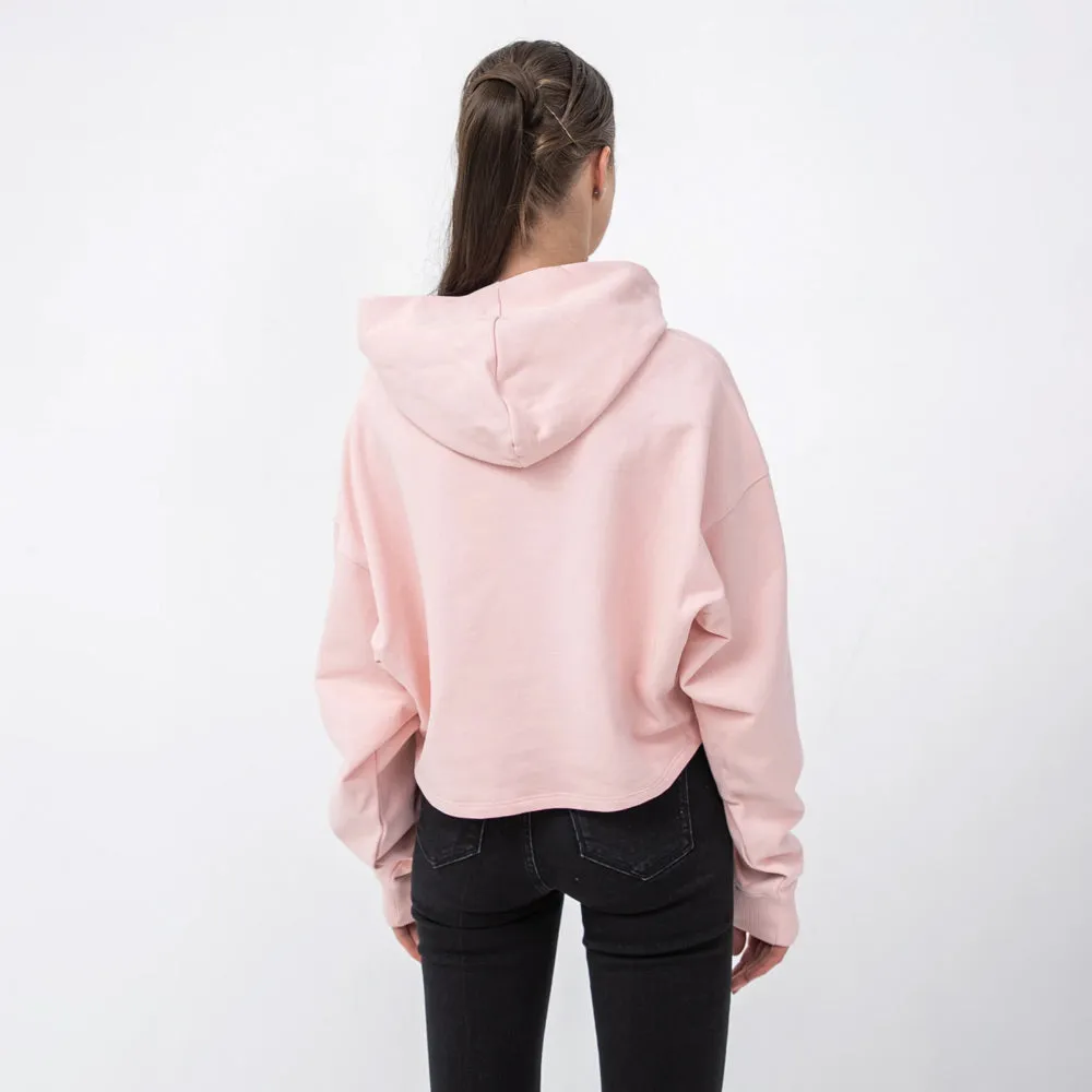 Glossy Monogram Hoodie - Blush Pink