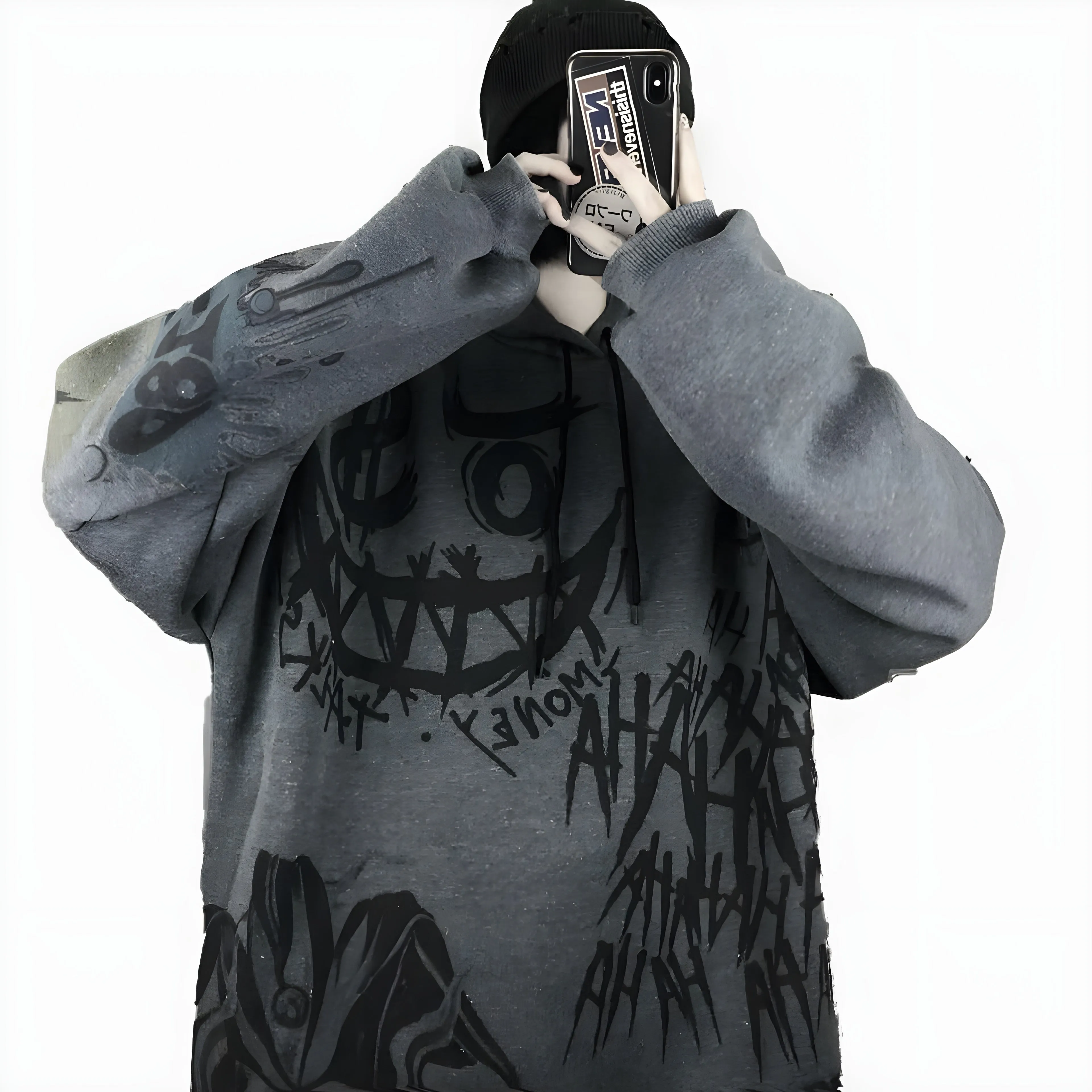 Gothic Japan Oversized Hoodie