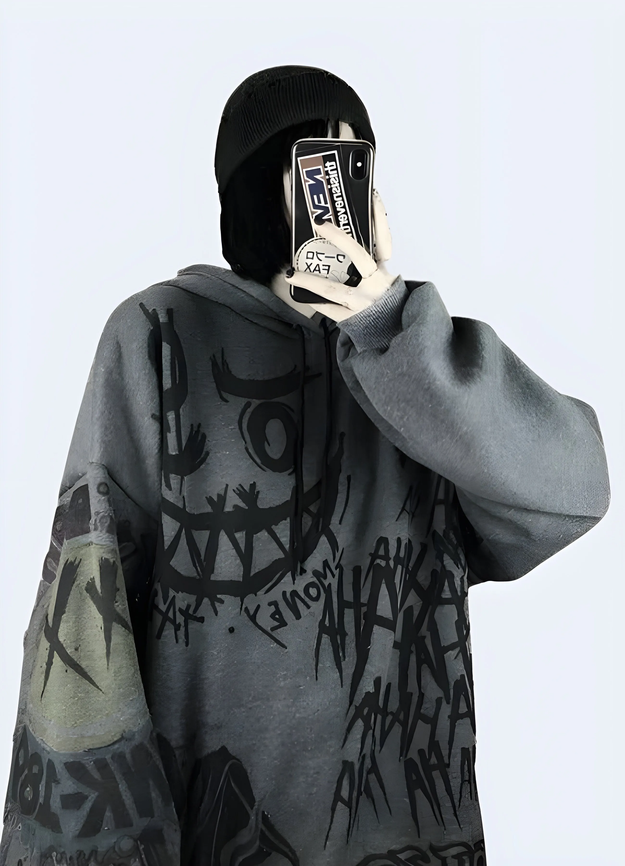 Gothic Japan Oversized Hoodie