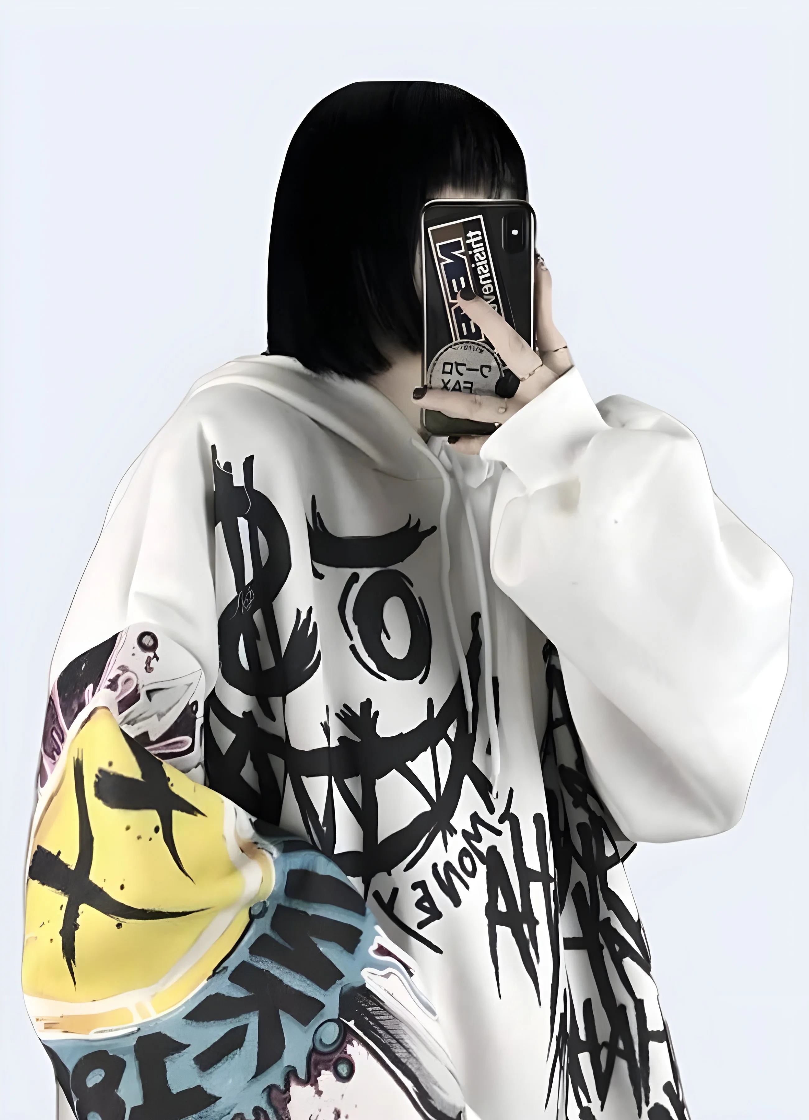 Gothic Japan Oversized Hoodie