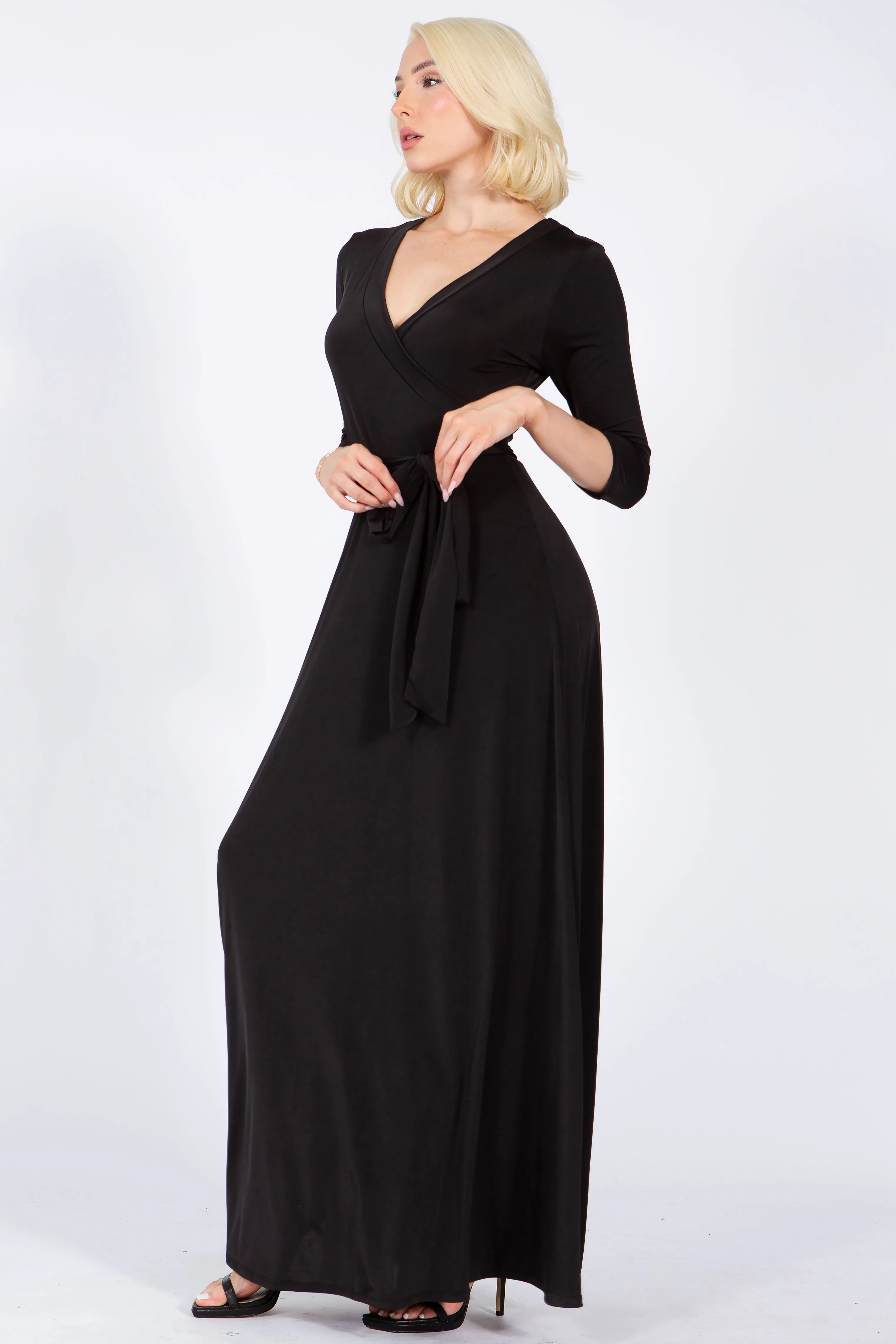 GRETA Wrap Maxi Dress