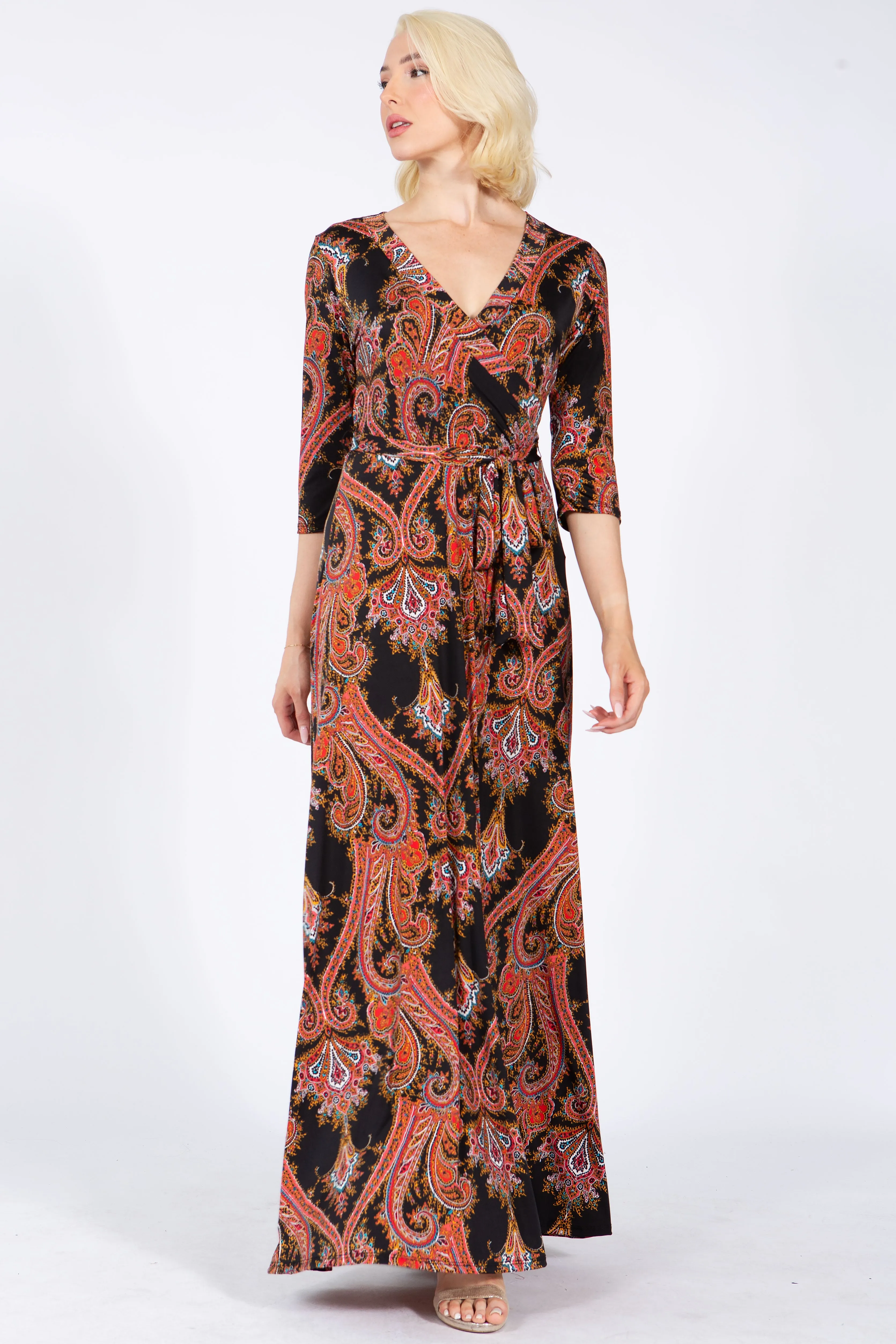 GRETA Wrap Maxi Dress