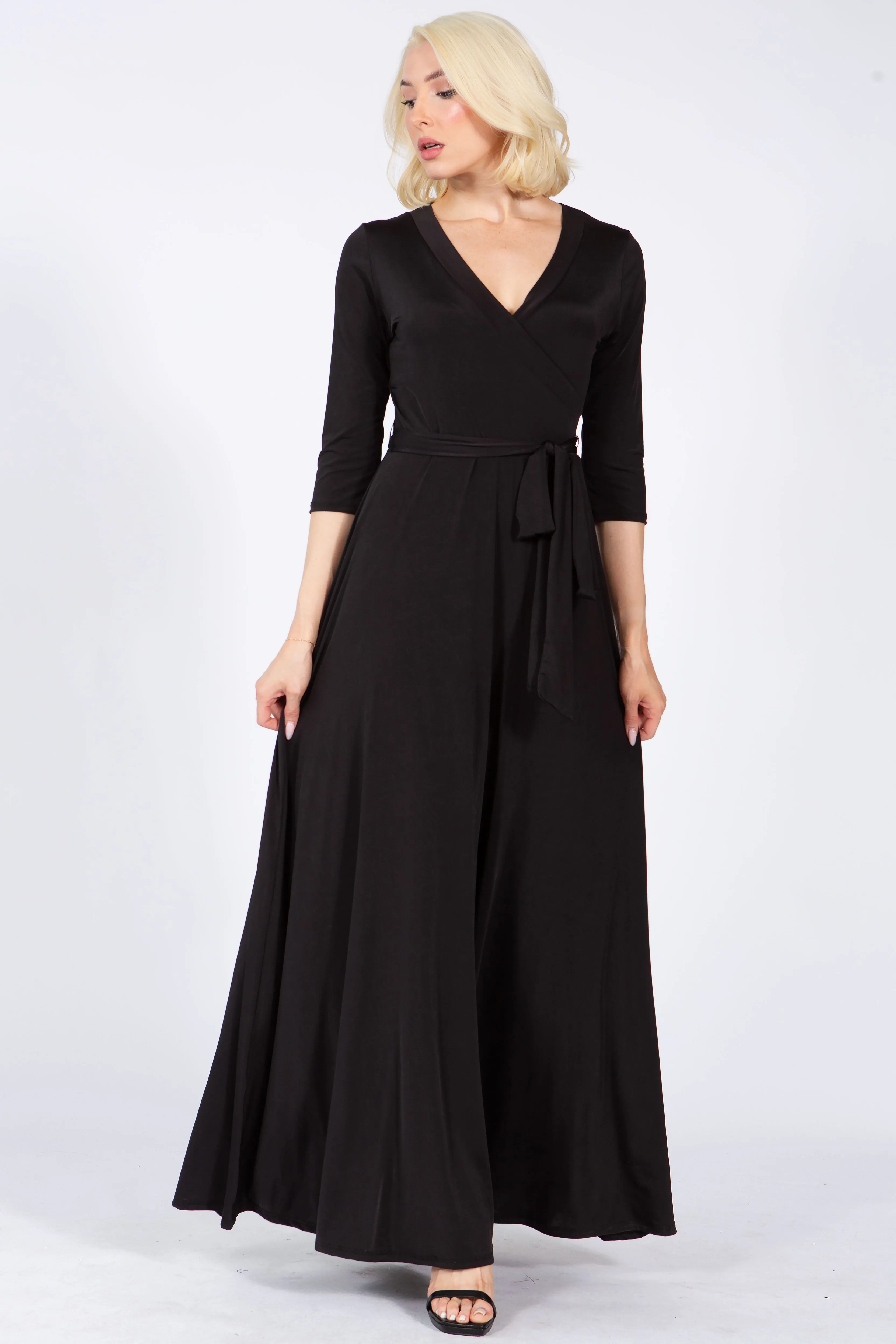 GRETA Wrap Maxi Dress