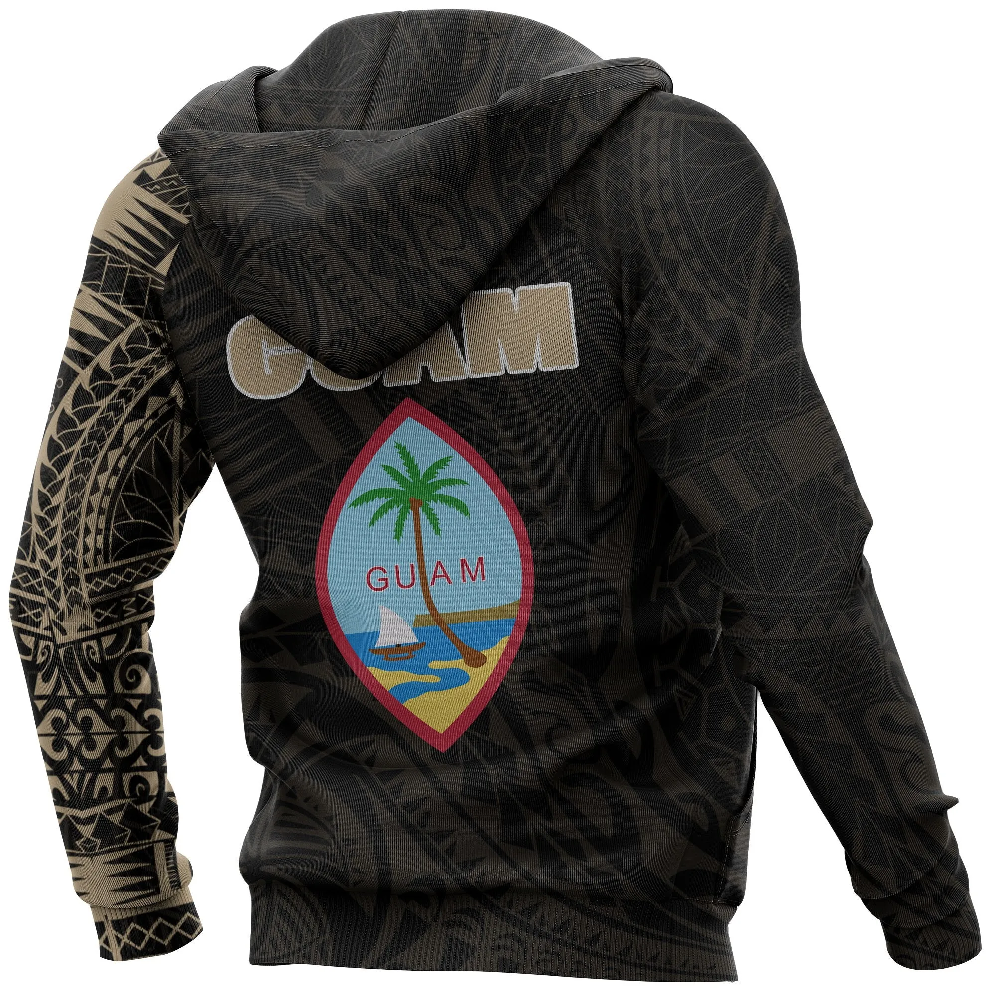 Guam In My Heart Polynesian Hoodie A7