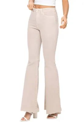 High Rise Super Flare Leg Pants