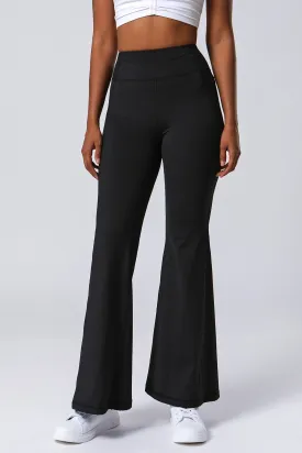 High Waist Tummy Control Flare Pants