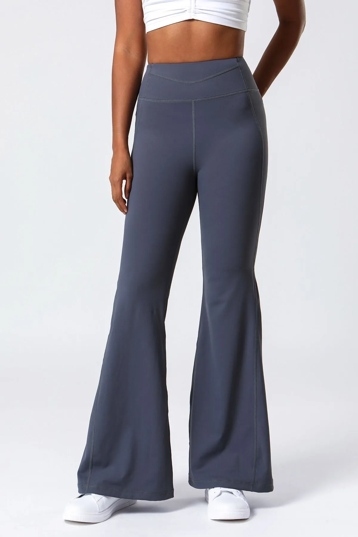 High Waist Tummy Control Flare Pants