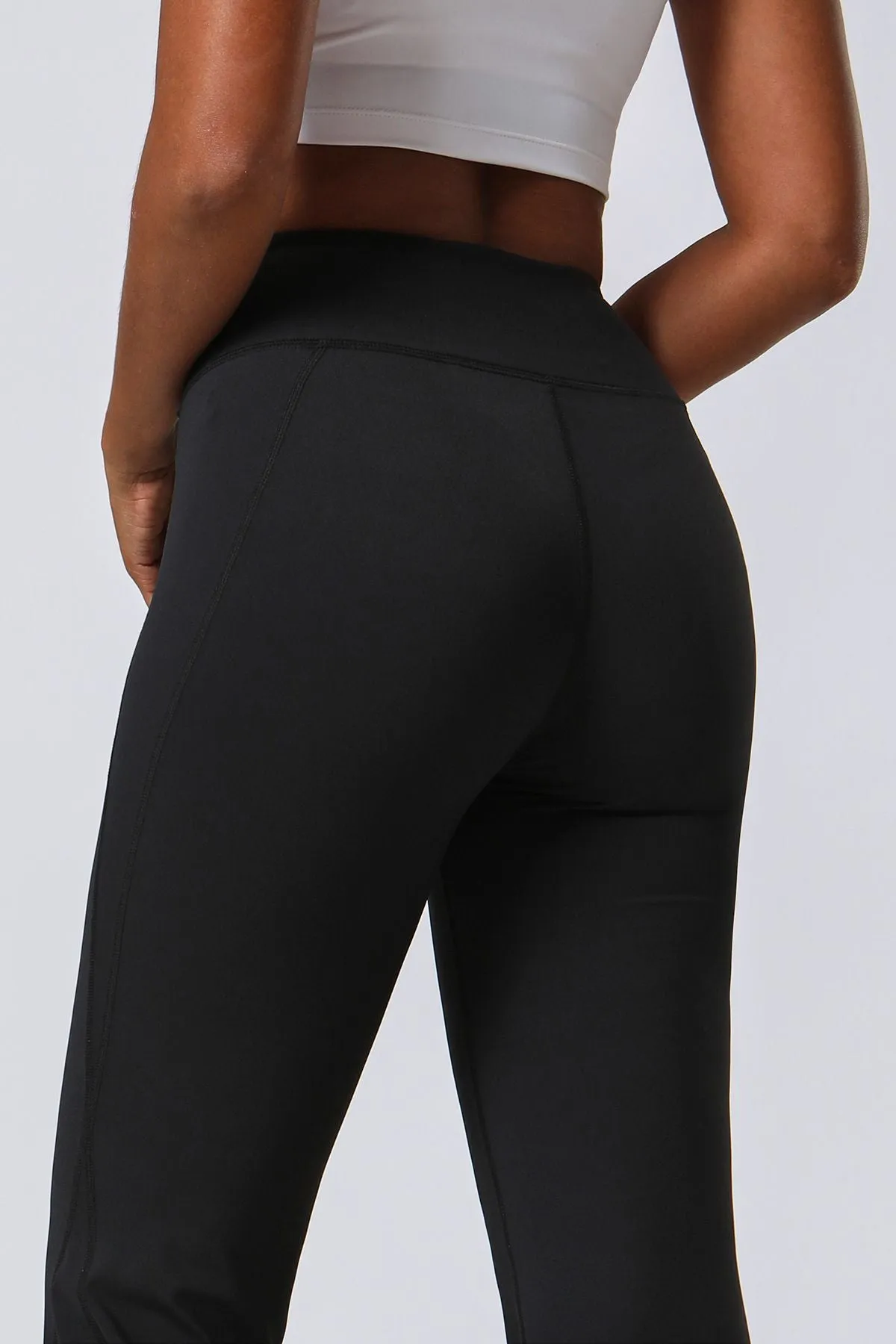 High Waist Tummy Control Flare Pants