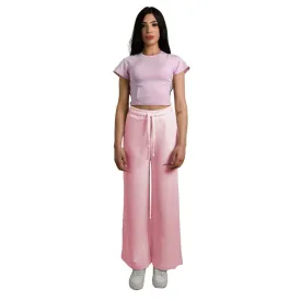 Hinnominate Chic Pink Palazzo Pants with Drawstring